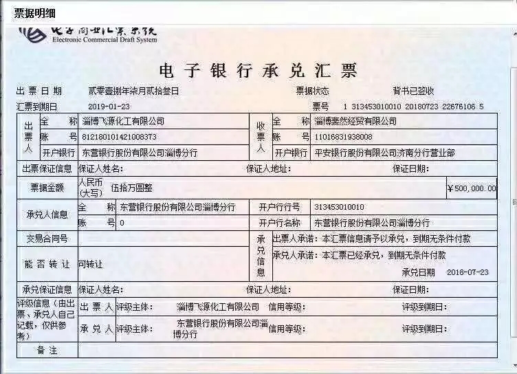 330多万银行电子汇票陷交易纠纷
