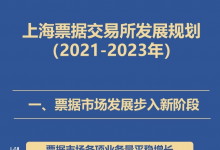 一图读懂上海票据交易所近三年发展规划